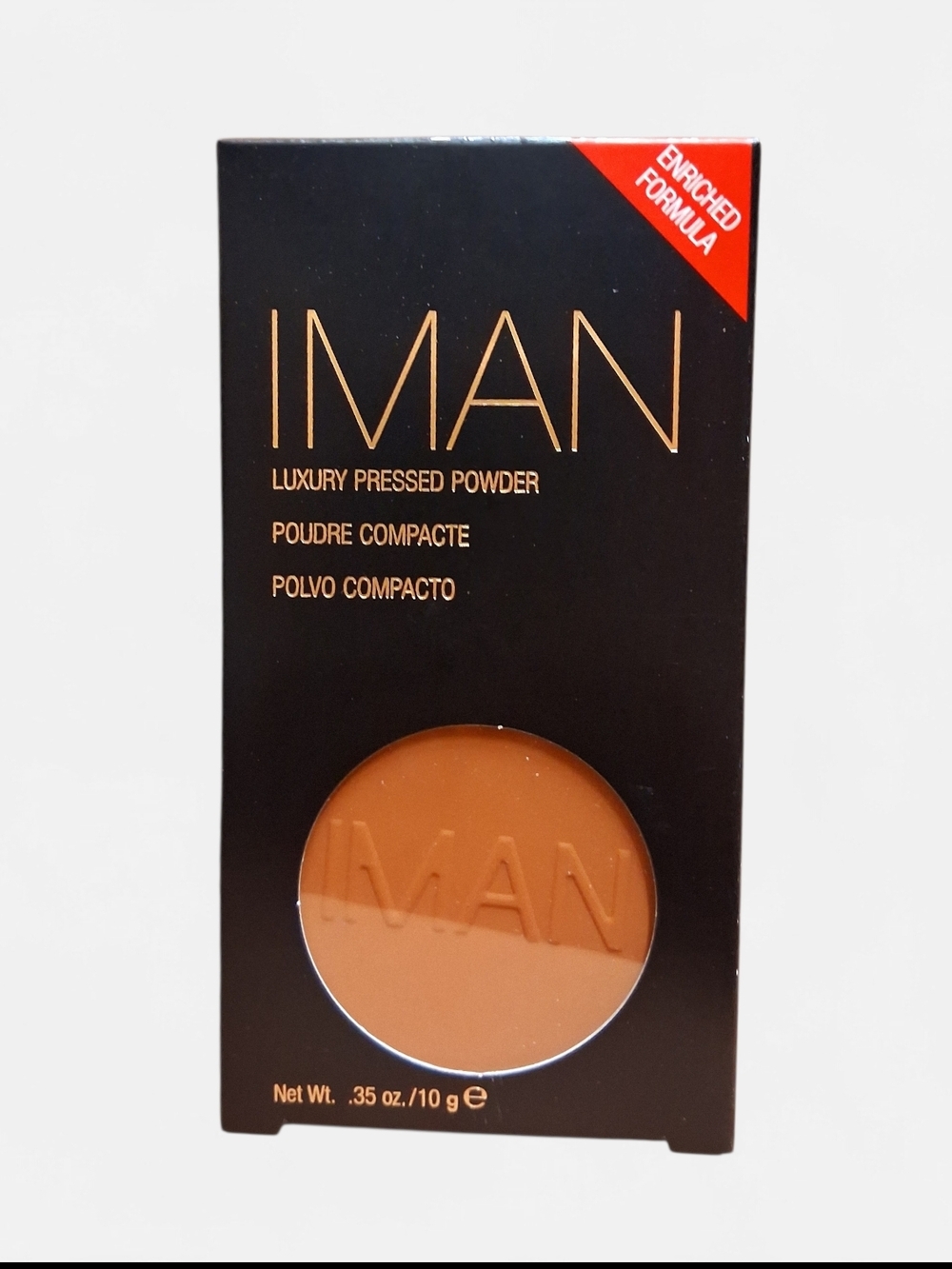 IMAN Luxury Pressed Powder - Earth Medium